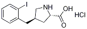 Structure of (2S,4R)-4-(2-iodobenzyl)pyrrolidine-2-carboxylic acid hydrochloride