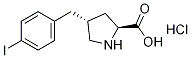 Structure of trans-4-(4-Iodobenzyl)-L-proline hydrochloride, 95%