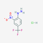 Structure of 2-NITRO-4-(TRIFLUOROMETHYL)PHENYLHYDRAZINE HYDROCHLORIDE