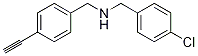 Structure of N-(4-chlorobenzyl)(4-ethynylphenyl)methanamine