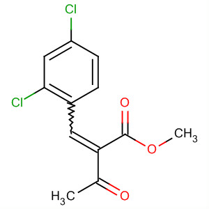 Butanoic acid, 2-[(2,4-dichlorophenyl)methylene]-3-oxo-, methyl ester结构式