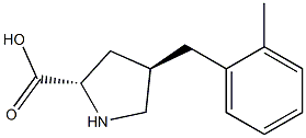 Structure of (2S,4R)-4-(2-Methylbenzyl)pyrrolidine-2-carboxylic acid