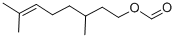 Structure of CITRONELLYL FORMATE