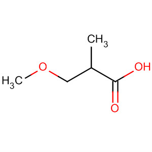 Structure of 3-methoxy-2-methylpropanoic acid