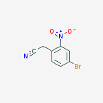 Structure of 2-(4-bromo-2-nitrophenyl)acetonitrile