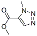 Structure of 1H-1,2,3-Triazole-5-carboxylicacid, 1-methyl-, methyl ester
