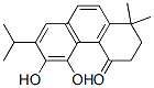 1,2-Dihydro-5,6-dihydroxy-7-isopropyl-1,1-dimethylphenanthren-4(3H)-one结构式