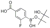 4-羧基-2-氟苯基硼酸频那醇酯结构式