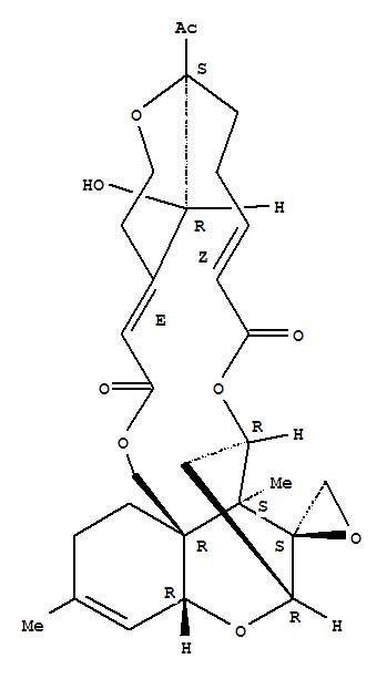 Structure of SatratoxinH, 13'-deoxy-7',8'-dihydro-13'-oxo-