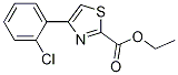 Structure of 2-Thiazolecarboxylicacid, 4-(2-chlorophenyl)-, ethyl ester