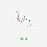 Structure of 5-METHYL-ISOXAZOL-3-YLMETHYLAMINE HCL