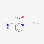 Structure of Methyl 3-(aminomethyl)pyridine-2-carboxylate;hydrochloride