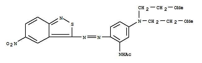 Structure of C.I. Disperse Blue 367 press cake