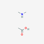 Structure of (methylamino)methyl acetate