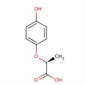 Propanoic acid, 2-(4-hydroxyphenoxy)-, (2S)-结构式