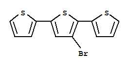 Structure of 3'-bromo-2,2':5',2''-terthiophene