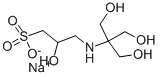 Structure of 3-[N-Tris(hydroxymethyl)methylamino]-2-hydroxypropanesulfonic acid sodium salt