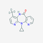 Structure of NEVIRAPINE-D3
