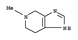 Structure of 5-methyl-4,5,6,7-tetrahydro-3H-imidazo[4,5-c]pyridine