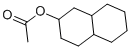 Structure of DECAHYDRO-2-NAPHTHOL ACETATE