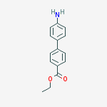 Structure of 4'-AMINO-BIPHENYL-4-CARBOXYLIC ACID ETHYL ESTER