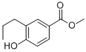 Structure of 4-HYDROXY-3-PROPYLBENZOIC ACID METHYL ESTER