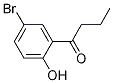 Structure of 1-Butanone, 1-(5-broMo-2-hydroxyphenyl)-