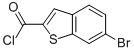 Benzo[b]thiophene-2-carbonyl chloride, 6-bromo-结构式