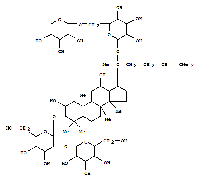 Structure of GypenosideLVI