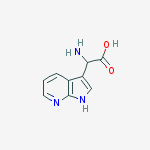 Structure of D,L-7-AZA-3-INDOLYLGLYCINE