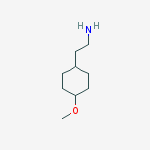 Structure of 2-(4-Methoxycyclohexyl)ethylaMine (cis- and trans- Mixture)