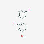 3-fluoro-4-(3-fluorophenyl)phenol结构式