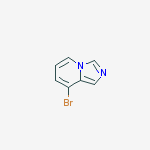 Structure of 8-BROMO-IMIDAZO[1,5-A]PYRIDINE