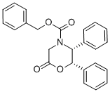 Structure of Benzyl (2S,3R)-(+)-6-oxo-2,3-diphenyl-4-morpholinecarboxylate