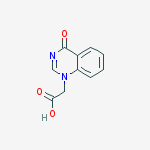2-(4-Oxoquinazolin-1(4H)-yl)acetic acid结构式