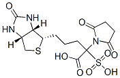 biotinyl-N-hydroxysulfosuccinimide ester结构式
