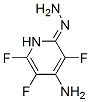 Structure of 4-Pyridinamine,2,3,5-trifluoro-6-hydrazinyl-