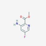 methyl 3-amino-5-fluoropyridine-2-carboxylate结构式