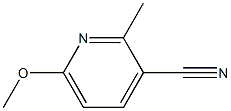 Structure of 3-Pyridinecarbonitrile,6-methoxy-2-methyl-