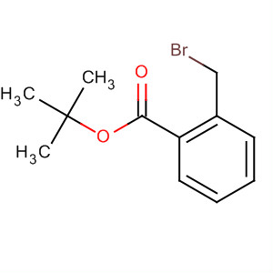 Structure of Benzoic acid, 2-(bromomethyl)-, 1,1-dimethylethyl ester