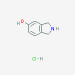 Structure of 1H-ISOINDOL-5-OL,2,3-DIHYDRO-,HYDROBROMIDE (1:1)