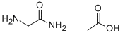 Structure of GLYCINE AMIDE ACETATE