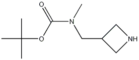 Structure of tert-butyl azetidin-3-ylmethyl(methyl)carbamate