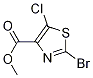 Structure of Methyl 2-bromo-5-chloro-1,3-thiazole-4-carboxylate