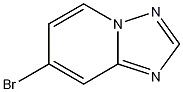 Structure of 7-Bromo[1,2,4]triazolo[1,5-a]pyridine