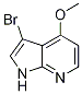 Structure of 3-Bromo-4-methoxy-1H-pyrrolo[2,3-b]pyridine