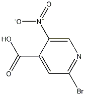 Structure of 2-Bromo-5-nitro-4-Pyridinecarboxylic acid