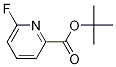 Structure of 2-Pyridinecarboxylic acid, 6-fluoro-, 1,1-dimethylethyl ester