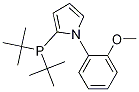 2-(二叔丁基膦)-1-(2-甲氧苯基)-1H-吡咯结构式