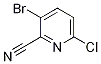 Structure of 3-Bromo-6-chloro-2-cyanopyridine